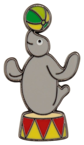Pingu Mystery Pin Badges Blind Box Display (12) [13]