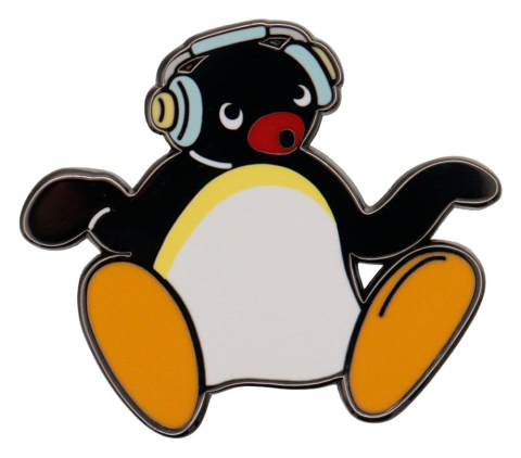 Pingu Pin Badge Headphones Limited Edition [2]
