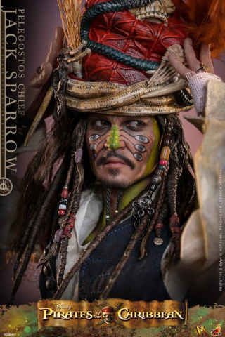 Pirates of the Caribbean: Dead Man's Chest Action DX Figure 1/6 Pelegostos Chief Jack Sparrow 30 cm [4]