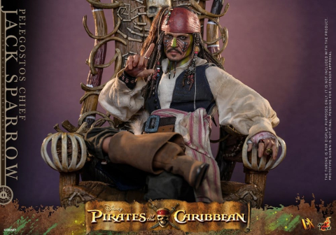 Pirates of the Caribbean: Dead Man's Chest Action DX Figure 1/6 Pelegostos Chief Jack Sparrow 30 cm [5]