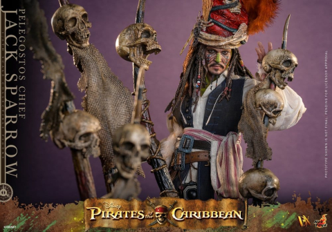 Pirates of the Caribbean: Dead Man's Chest Action DX Figure 1/6 Pelegostos Chief Jack Sparrow 30 cm [7]