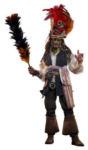 PRECOMENZI - Pirates of the Caribbean: Dead Man's Chest Action DX Figure 1/6 Pelegostos Chief Jack Sparrow 30 cm