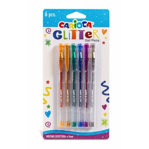 Rechizite, Creativitate, Hobby - PIX GEL GLITTER SET 6 CARIOCA 42165