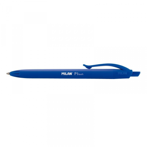 Pixuri - Pix MILAN Touch 1 mm albastru – corp cauciucat, mecanism retractabil