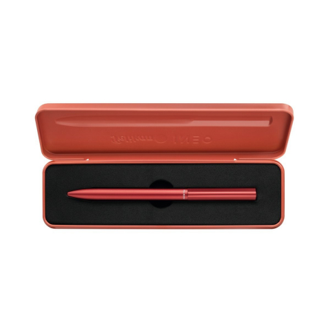 Pix Pelikan Ineo Elements Fiery Red, design premiat, in cutie metalica cadou [2]