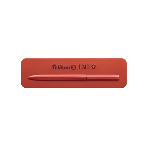 Pixuri - Pix Pelikan Ineo Elements Fiery Red, design premiat, in cutie metalica cadou