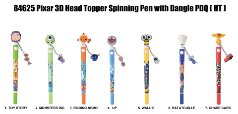 Casa si Cadouri - Pixar 3D Head Topper Spinning Pen Display (12)
