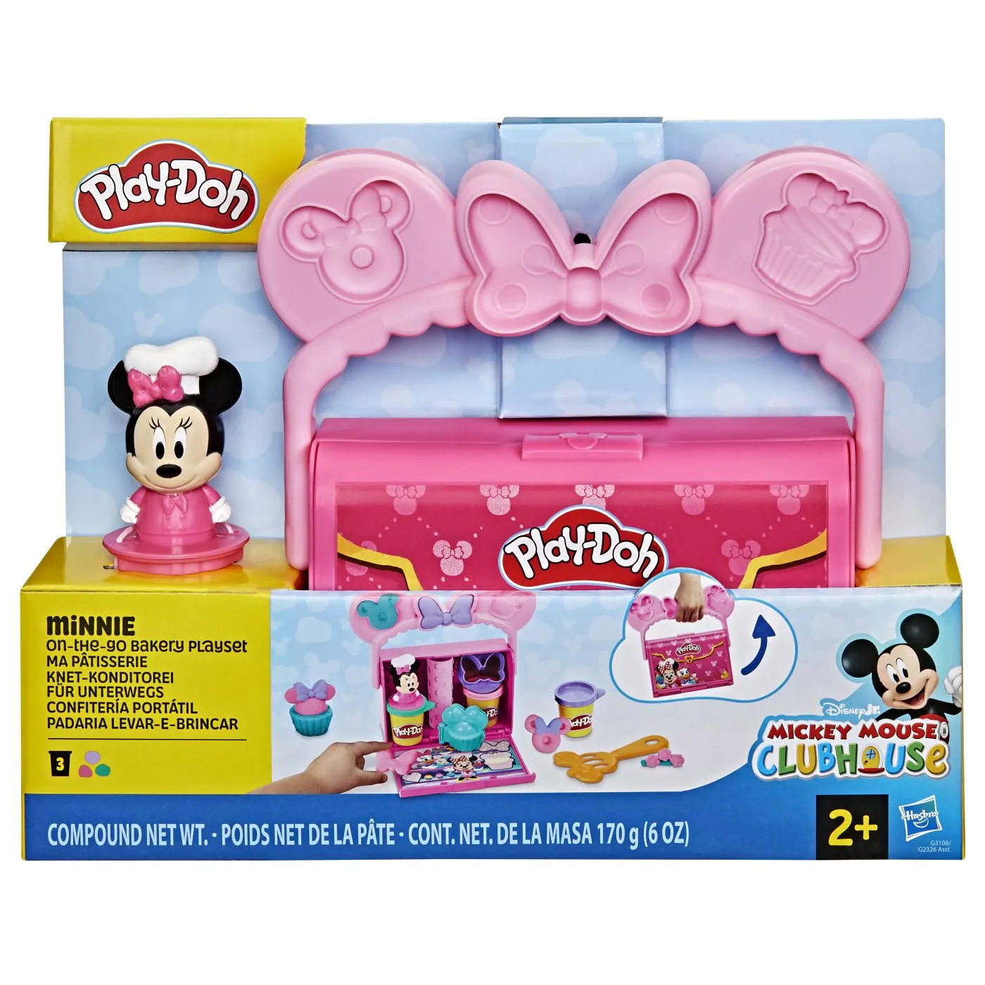 Jocuri si jucarii - Play Doh Disney Junior On The Go Set Portabil