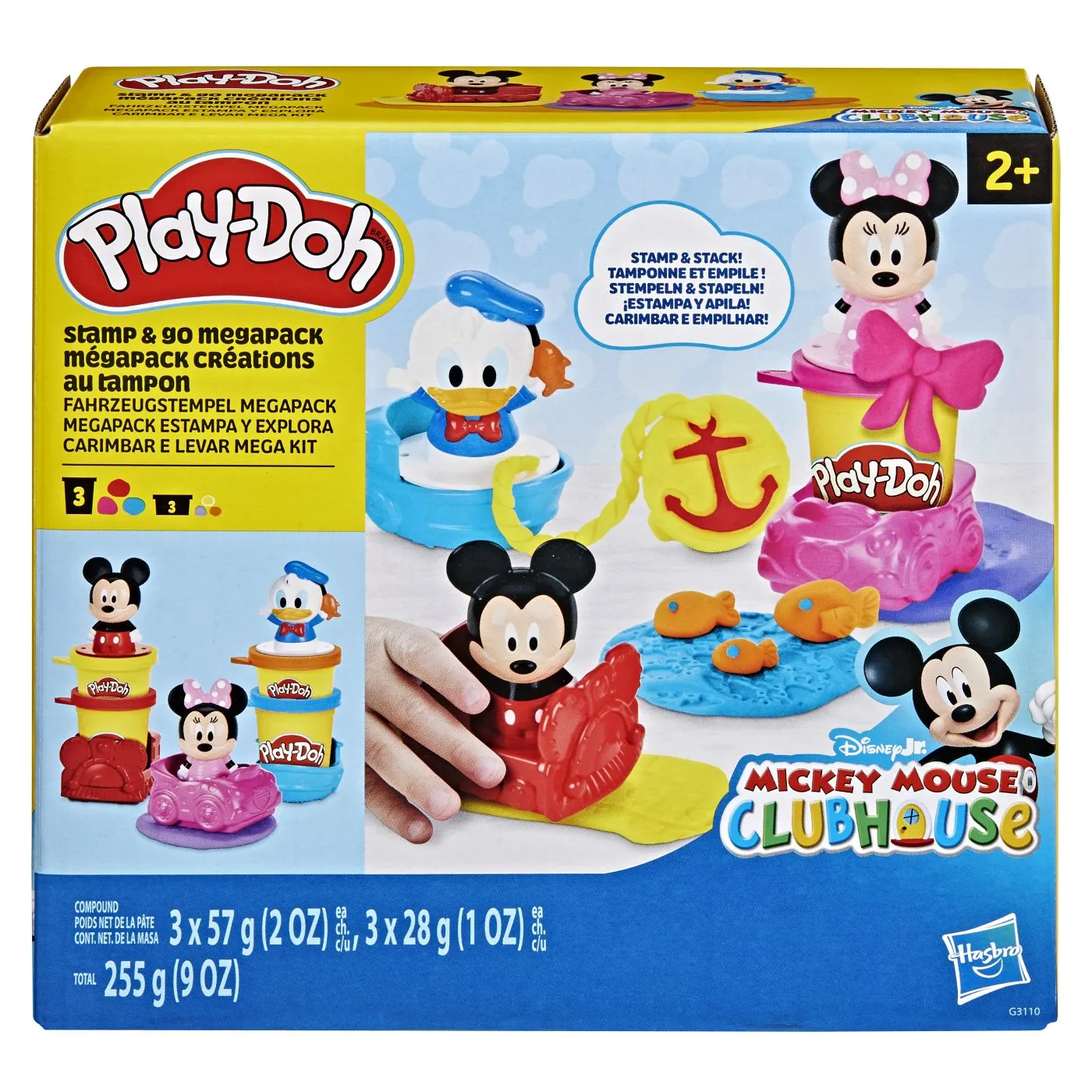 Jocuri si jucarii - Play Doh Disney Mickey Mouse Stamp and Go Mega Pack