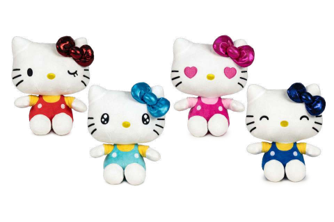 Noutati - Plus Hello Kitty My Bestie Forever 16 cm variante rosu roz albastru verde