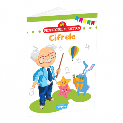 Carti de colorat si educative - Profesorul Sebastian - Cifrele