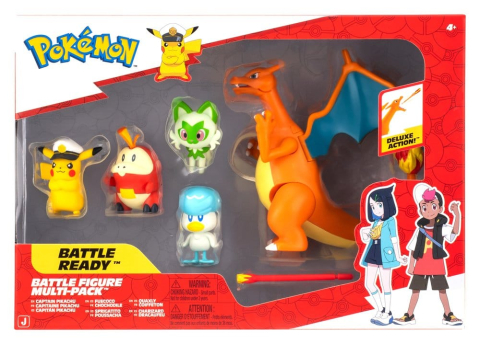 PRECOMENZI - Pokémon Battle Figure Action Figures 6-Pack Multi-Pack