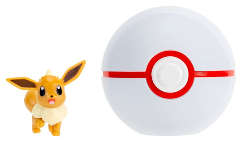 PRECOMENZI - Pokémon Clip 'N' Go Eevee & Premier Ball