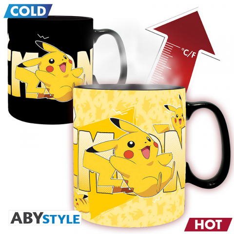 Cani/Pahare - POKEMON - Mug Heat Change - 460 ml - Pikachu