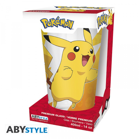 Pokemon - POKEMON Pahar mare  Premium 400ml Pikachu