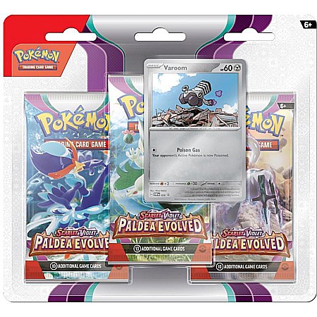 Pokemon TCG - Pokemon Paldea Evolved 3-Pack Booster