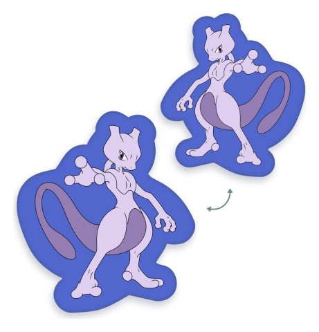 Casa si Cadouri - Pokémon Pillow Mewtwo 36 cm