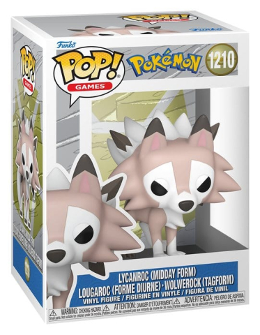 Collectibles - Pokémon POP! Games Vinyl Figure Lycanroc(Midday) 9 cm