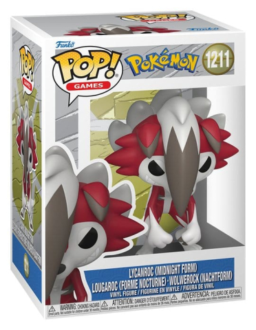 Collectibles - Pokémon POP! Games Vinyl Figure Lycanroc(Midnight) 9 cm