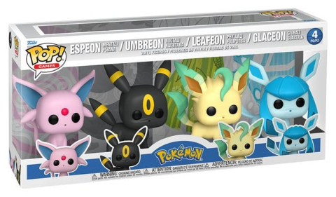 PRECOMENZI - Pokemon POP! Vinyl Figure 4-Pack Eeveelutions #2 Bundle 9 cm