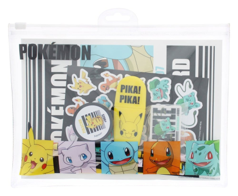 PRECOMENZI - Pokémon Stationery Set 7-piece