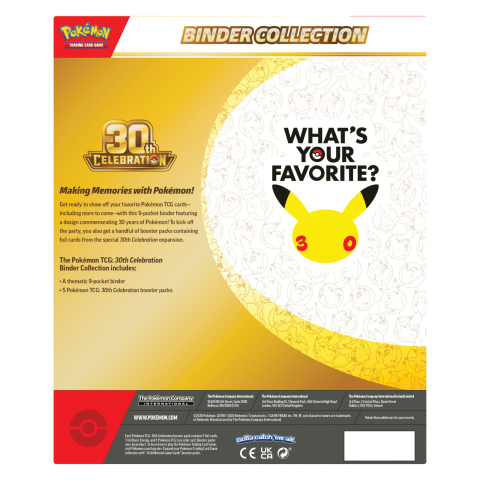 Pokemon TCG 30th Celebration Binder Collection - Album si 5 Boostere Engleza [2]