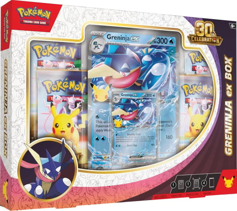 Trading Card Games - Pokemon TCG 30th Celebration Greninja ex Collection - 4 Boostere - Engleza