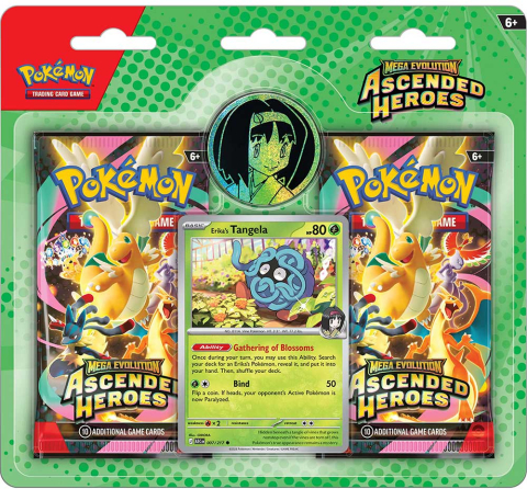 Trading Card Games - Pokémon TCG Mega Evolution Ascended Heroes – 2 Pack Blister