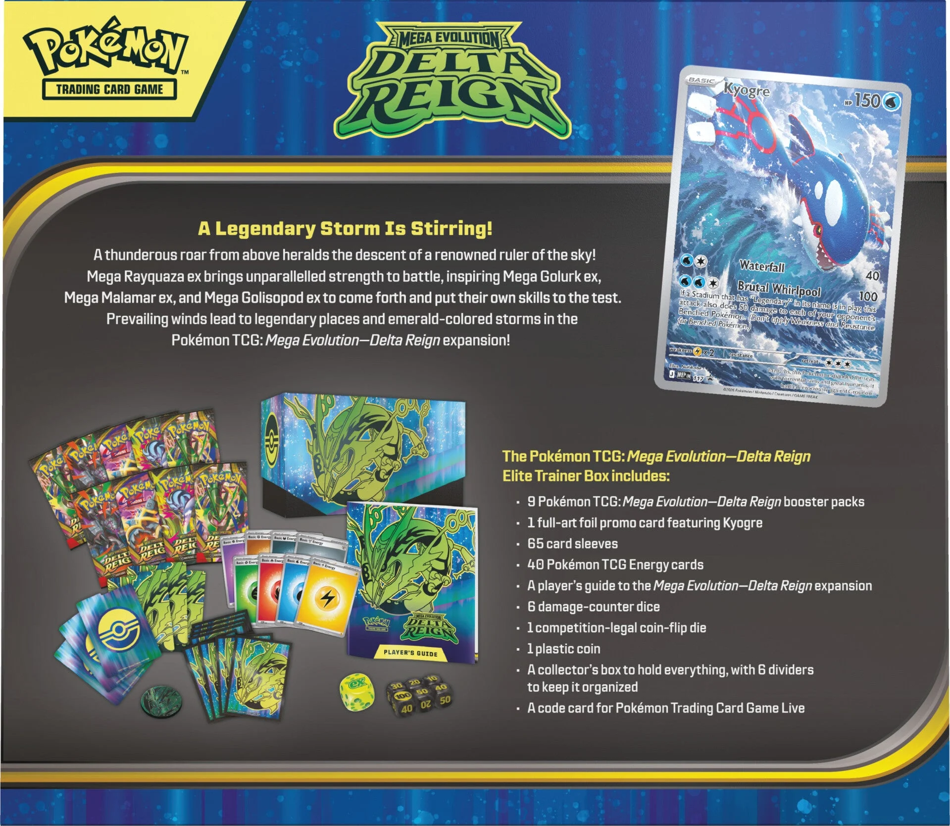 Pokemon TCG Mega Evolution Delta Reign Elite Trainer Box ETB - Engleza [1]
