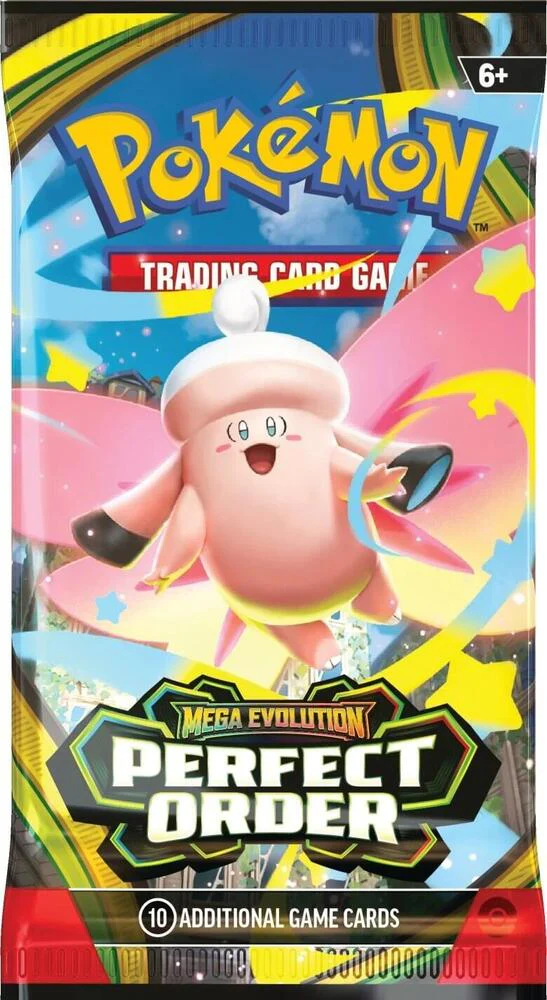 Pokemon TCG - Pokemon TCG Mega Evolution Perfect Order Booster Pack 10 Carti