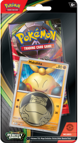Pokemon TCG - Pokemon TCG Mega Evolution Perfect Order Checklane Blister Makuhita