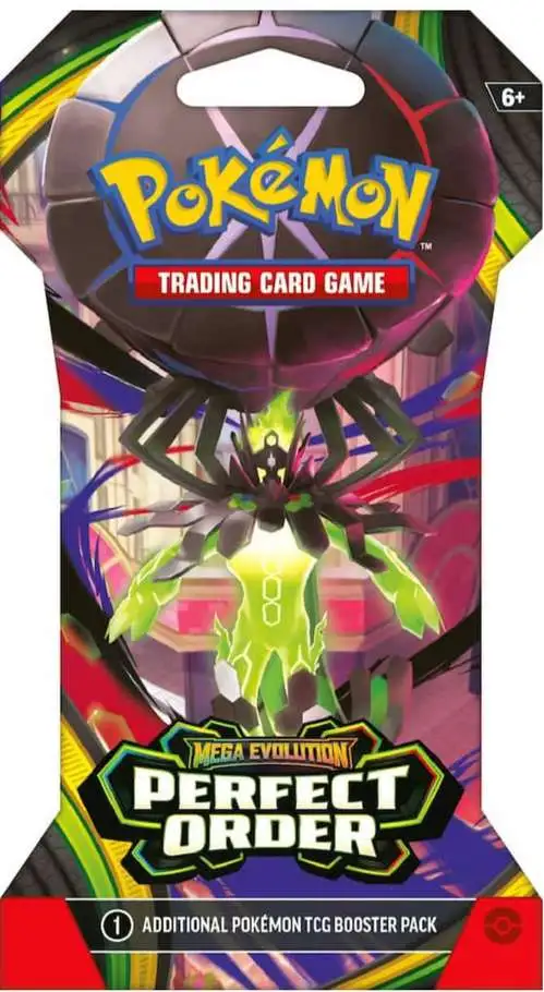 Pokemon TCG - Pokemon TCG Mega Evolution Perfect Order Sleeved Booster Pack 10 Carti