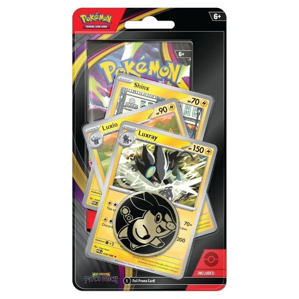 Trading Card Games - Pokemon TCG Mega Evolution Pitch Black Premium Checklane Blister