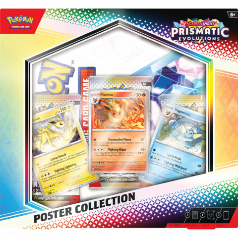 Pokemon TCG - Pokémon TCG: Scarlet & Violet—Prismatic Evolutions Poster Collection
