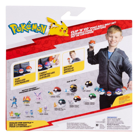 PRECOMENZI - Pokémon Toy Clip 'n' Go Belt Set Fennekin
