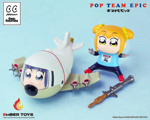 Pop Team Epic Chibi Creature Vinyl Figures 2-Pack POPUKO & PIPIMI: Skeleton Competition Ver. [9]