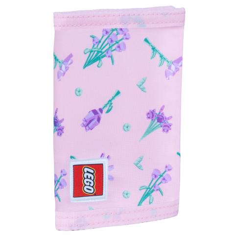 Ghiozdane si rechizite - Portofel LEGO Flowers – Inchidere Velcro & Buzunar Monede