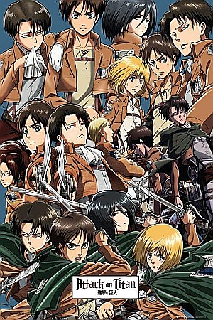 Postere - Poster Attack on Titan Collage