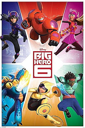 Postere - Poster - Big Hero 6 - Team