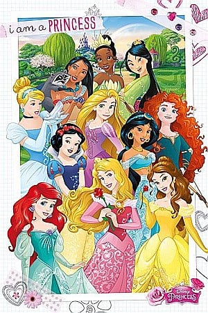 Postere - Poster Disney I am a Princess