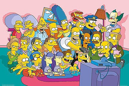 Pop Culture - Poster Simpsons Sofa