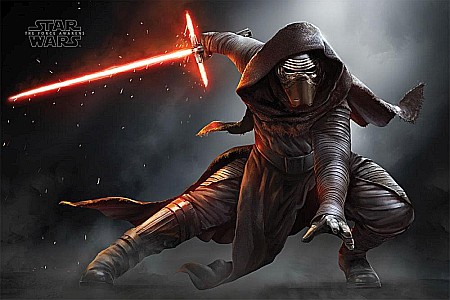 Pop Culture - Poster Star Wars Episode VII Kylo ren Crouch