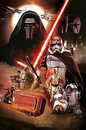 Postere - Poster Star Wars Episode VII Montage