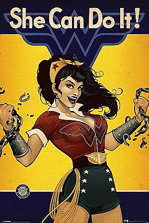 Postere - Poster Wonder Woman She can do it