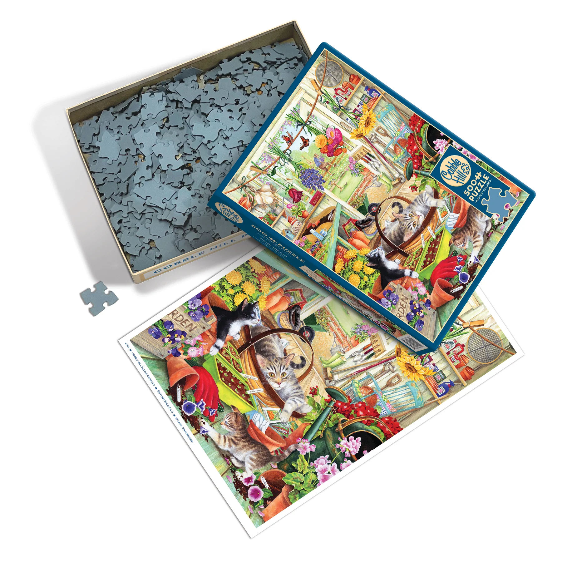 Potting Shed Cats – Puzzle 500 piese [1]