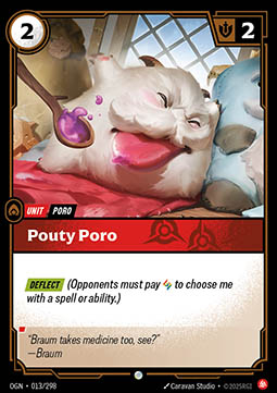 Singles Trading Card Games - Pouty Poro Origins - Singles 013 FOILED