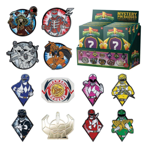 Power Rangers Mystery Pin Badges Blind Box Assortment (12) [10]
