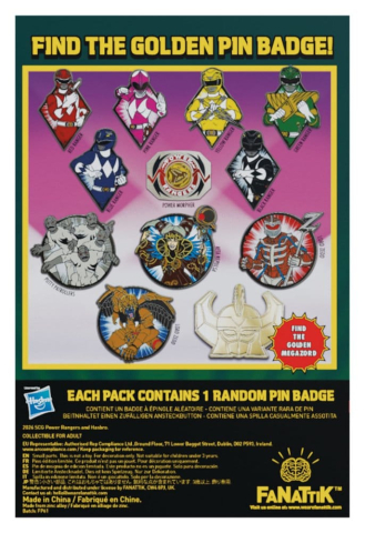 Power Rangers Mystery Pin Badges Blind Box Assortment (12) [7]