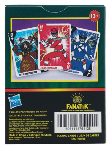 Power Rangers Playing Cards Display (12) [3]