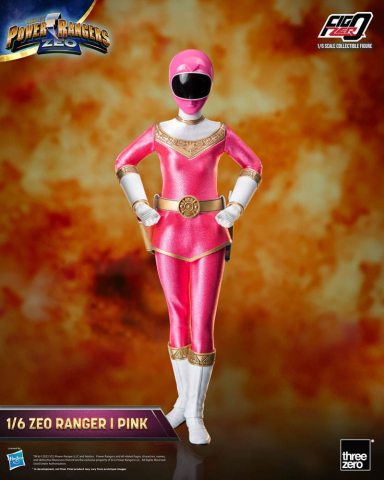 Jucarii - Power Rangers Zeo FigZero Action Figure 1/6 Ranger I Pink 30 cm